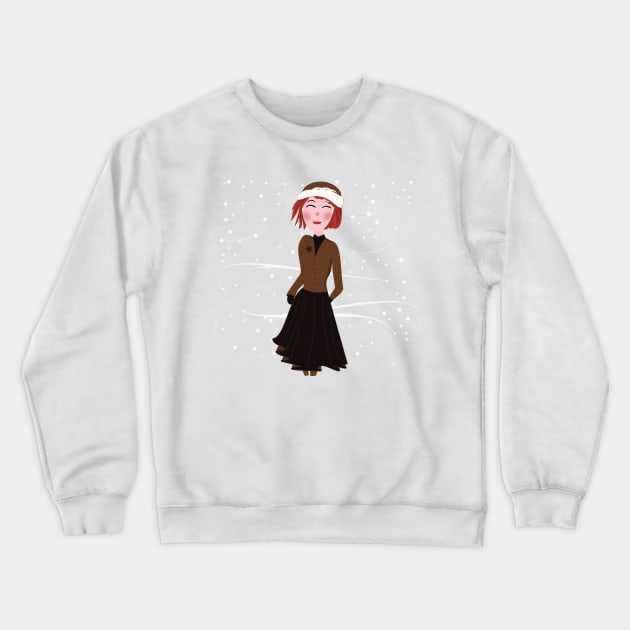 Dreamgirl - Princess of the winter seasons Crewneck Sweatshirt by Aurealis